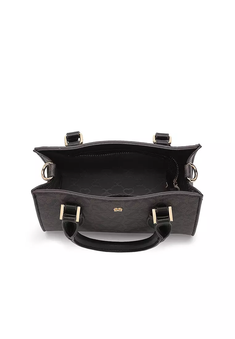 Women's Top Handle Bag / Sling Bag / Crossbody Bag / Shoulder Bag (Tas Tangan Wanita / Tas Selempang Wanita / Tas Bahu Wanita) - Hitam