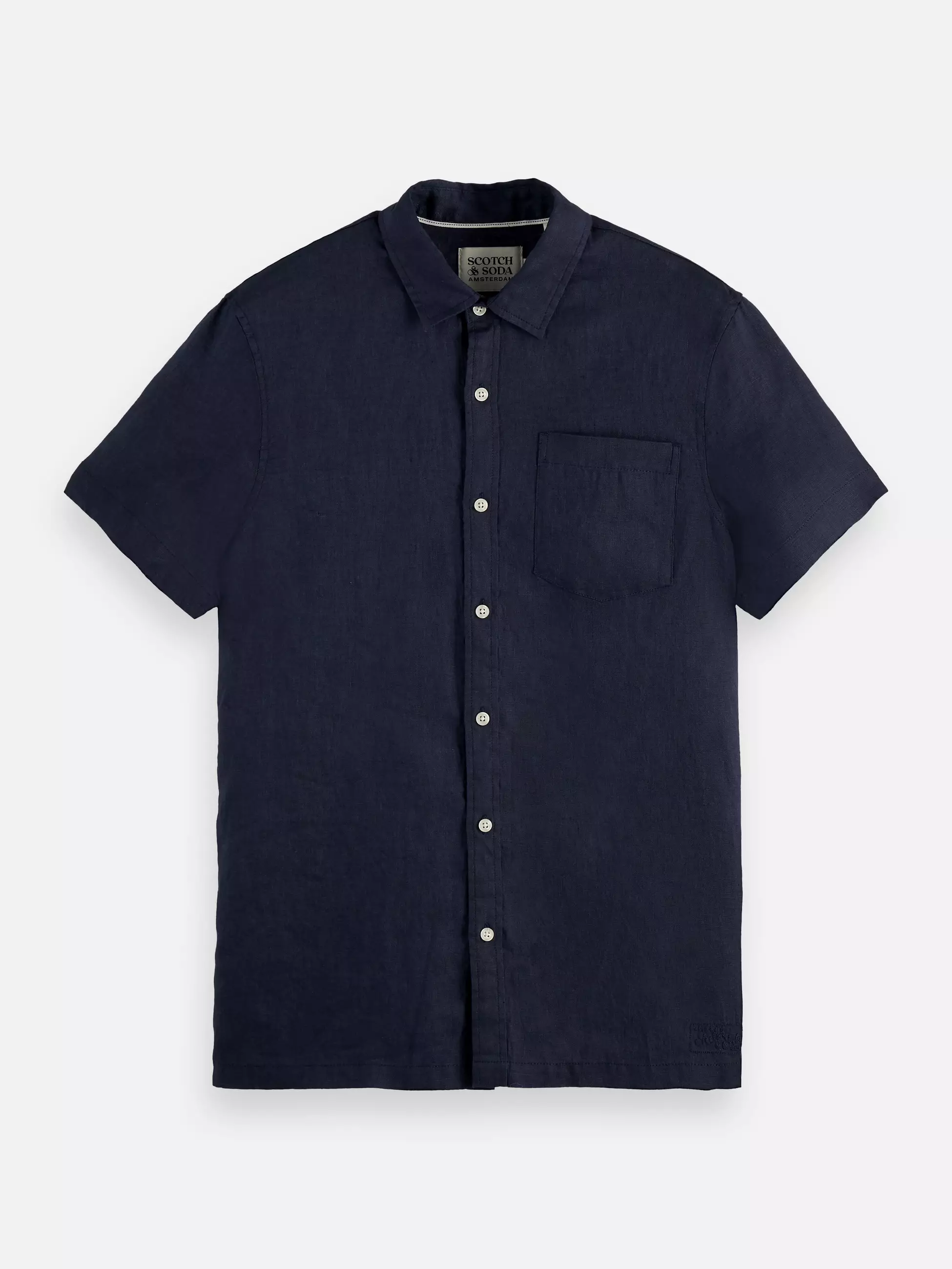 SCOTCH & SODA Core Linen Shirt - SCD180572401