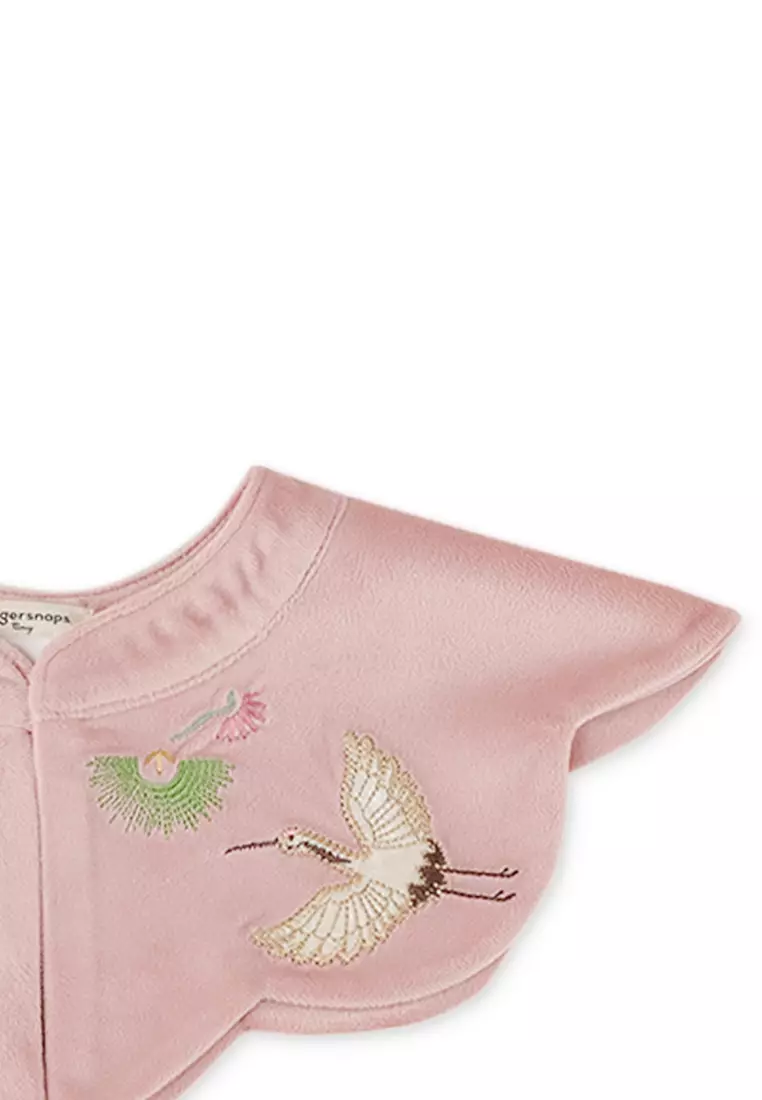 Girls Standing Collar With Scallop