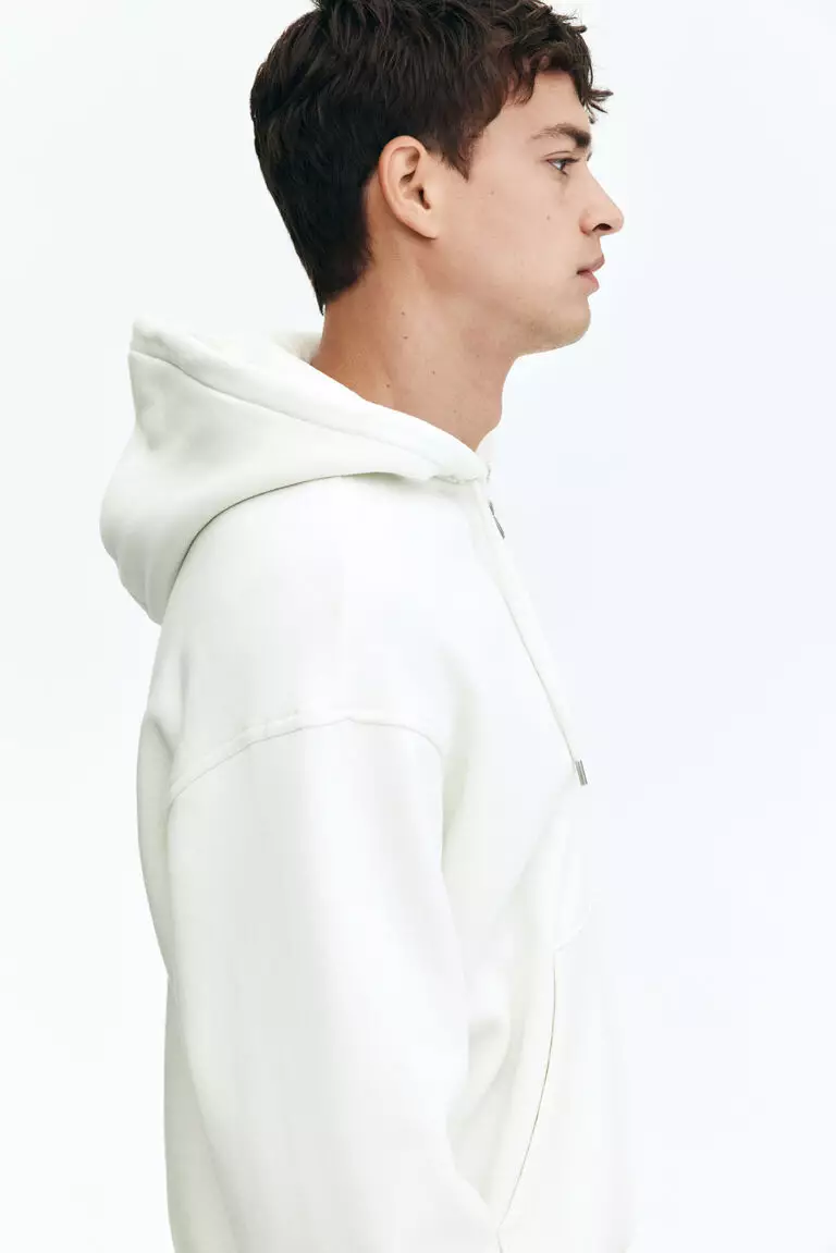 Zip-through hoodie