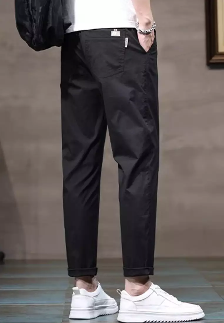 Elasticated Waist Slim Pants