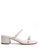 Twenty Eight Shoes white Modern Style Mid Heels Sandals 023-1 F4347SHD3B7F73GS_1