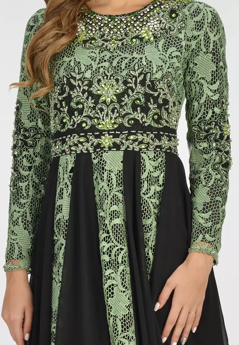 Bibiq Gamis Brokat Sifone Sutra