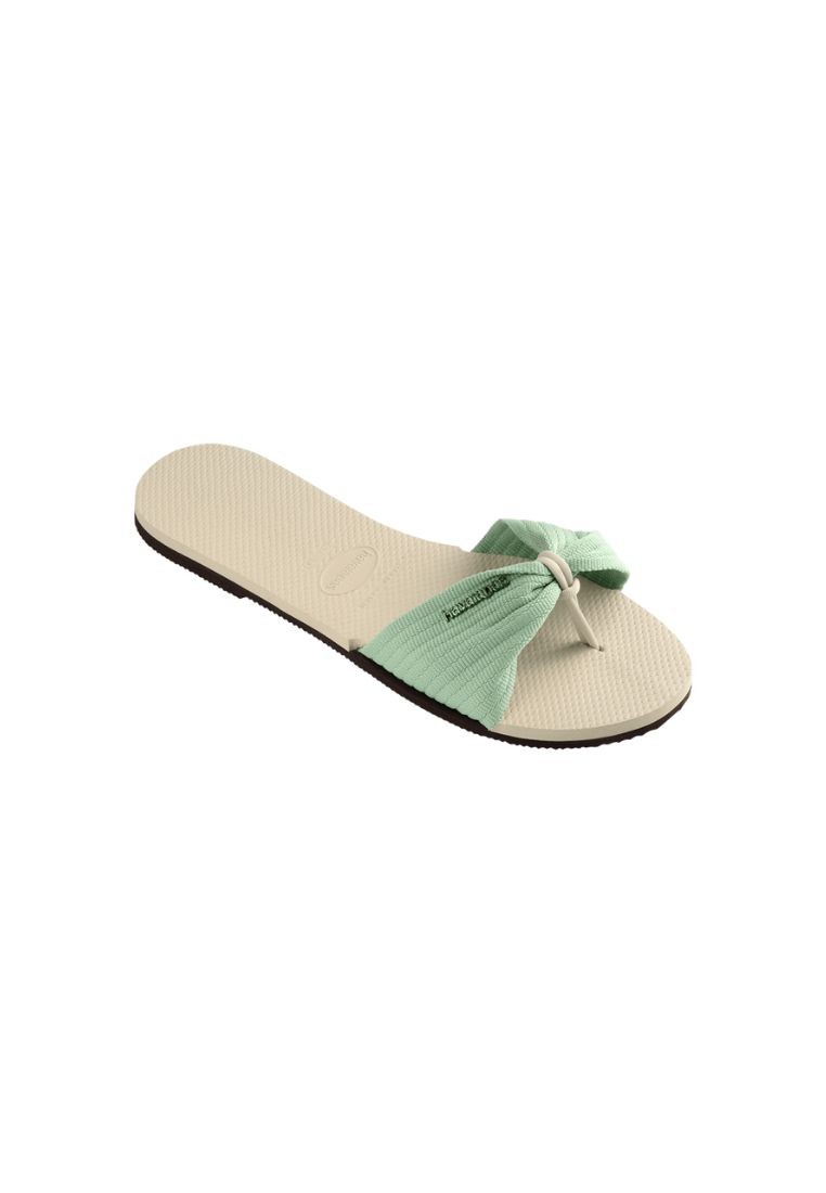 Women You St Tropez Basic Sandals - Beige/Mineral Green