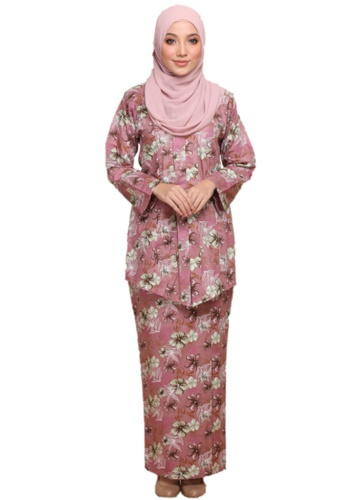 ANNIS EXCLUSIVE pink Traditional Kebaya (AE070KBP Dusty Pink) 8D4D5AA612A53DGS_1
