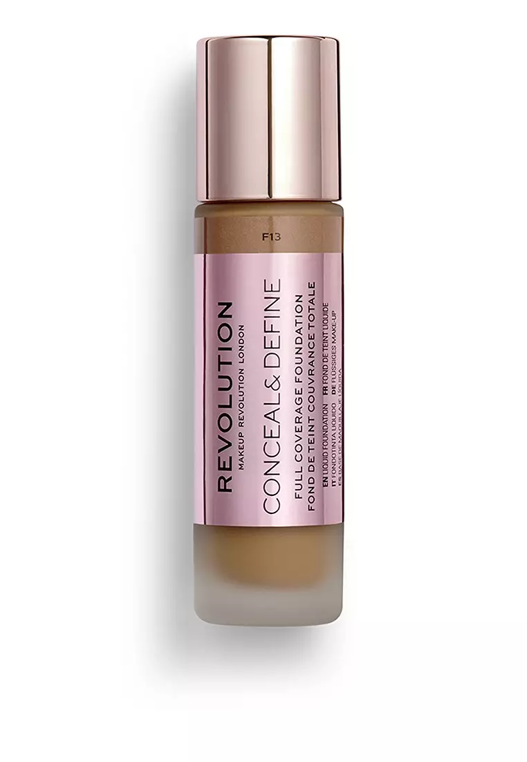 Buy Revolution Revolution Conceal & Define Foundation F13 Online ZALORA Malaysia
