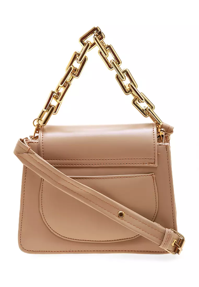 Fanya Tas Selempang Long Bag Rope Casual Bag Women - Cream