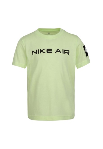 Nike green Nike Boy's Nike Air Short Sleeves Tee (4 - 7 Years) - Light Liquid Lime BBFC9KA354D894GS_1