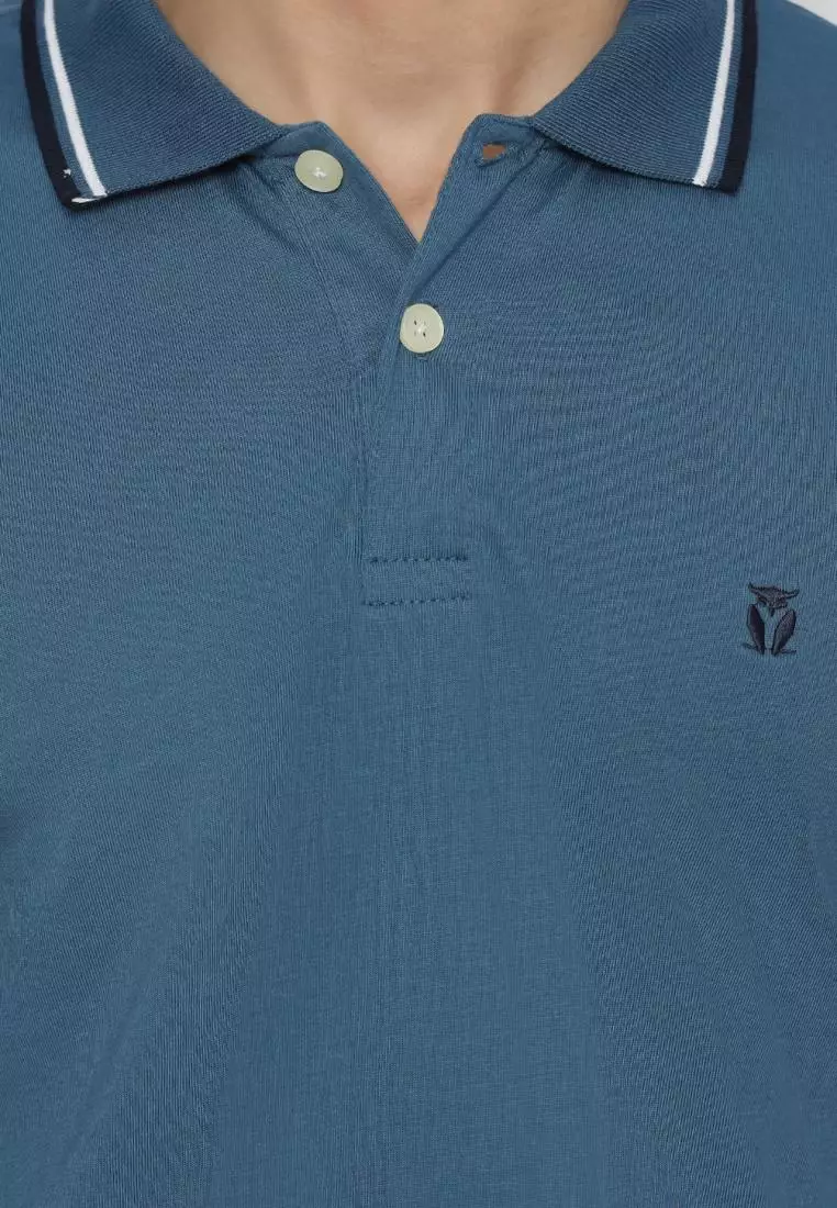 Matsuda Kaos Polo Shirt Lengan Panjang Pria Kerah Kasuga