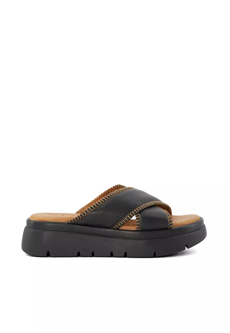 Discount on Dune London  shoes - SKU: Litch Casual Sandals Black