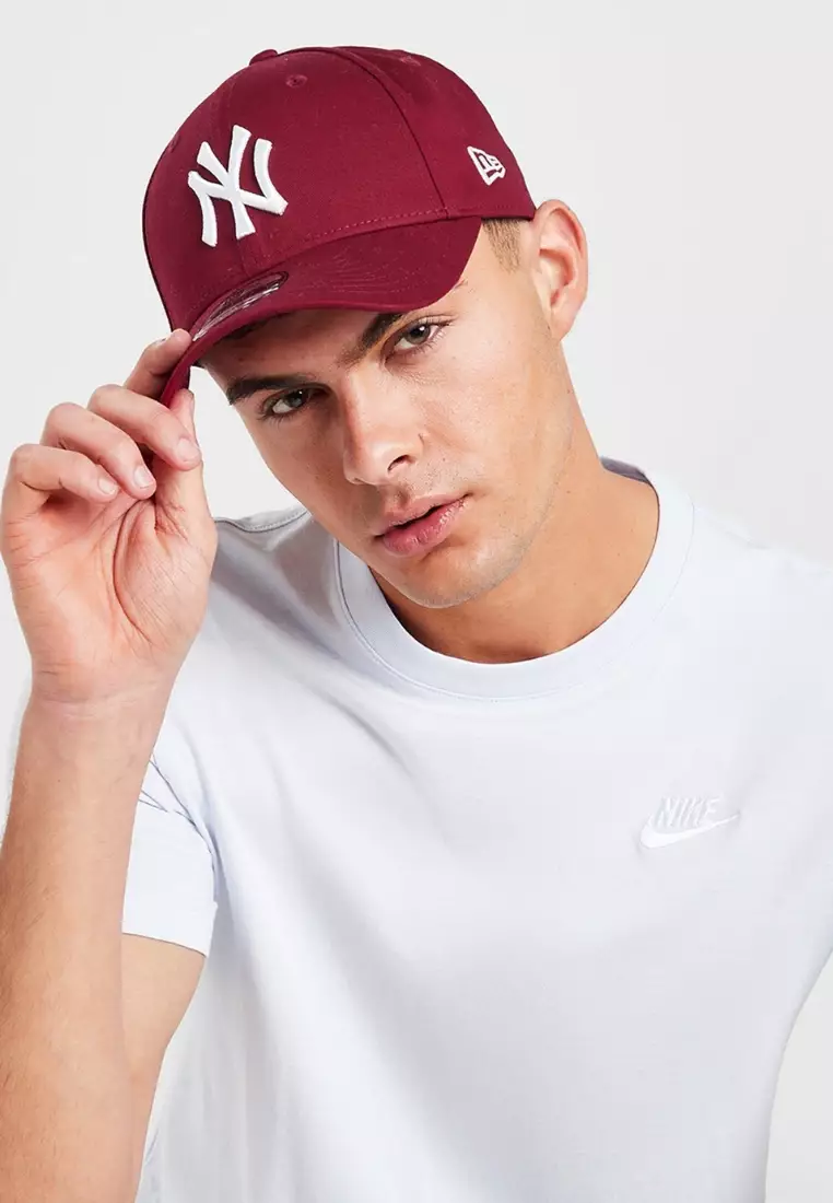 New York Yankees Essential Red 9FORTY 紐約洋基 MLB 棒球帽 (80636012)