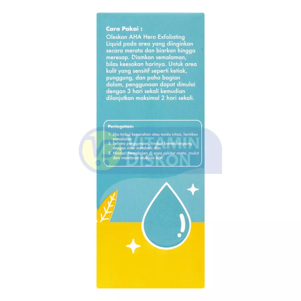 BRIGHTY AHA HERO EXFOLIATING LIQUID 35ML