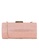 The Chic Initiative pink Helena Crystal Clutch (Rose Gold) 6CFD2AC5BBF030GS_1