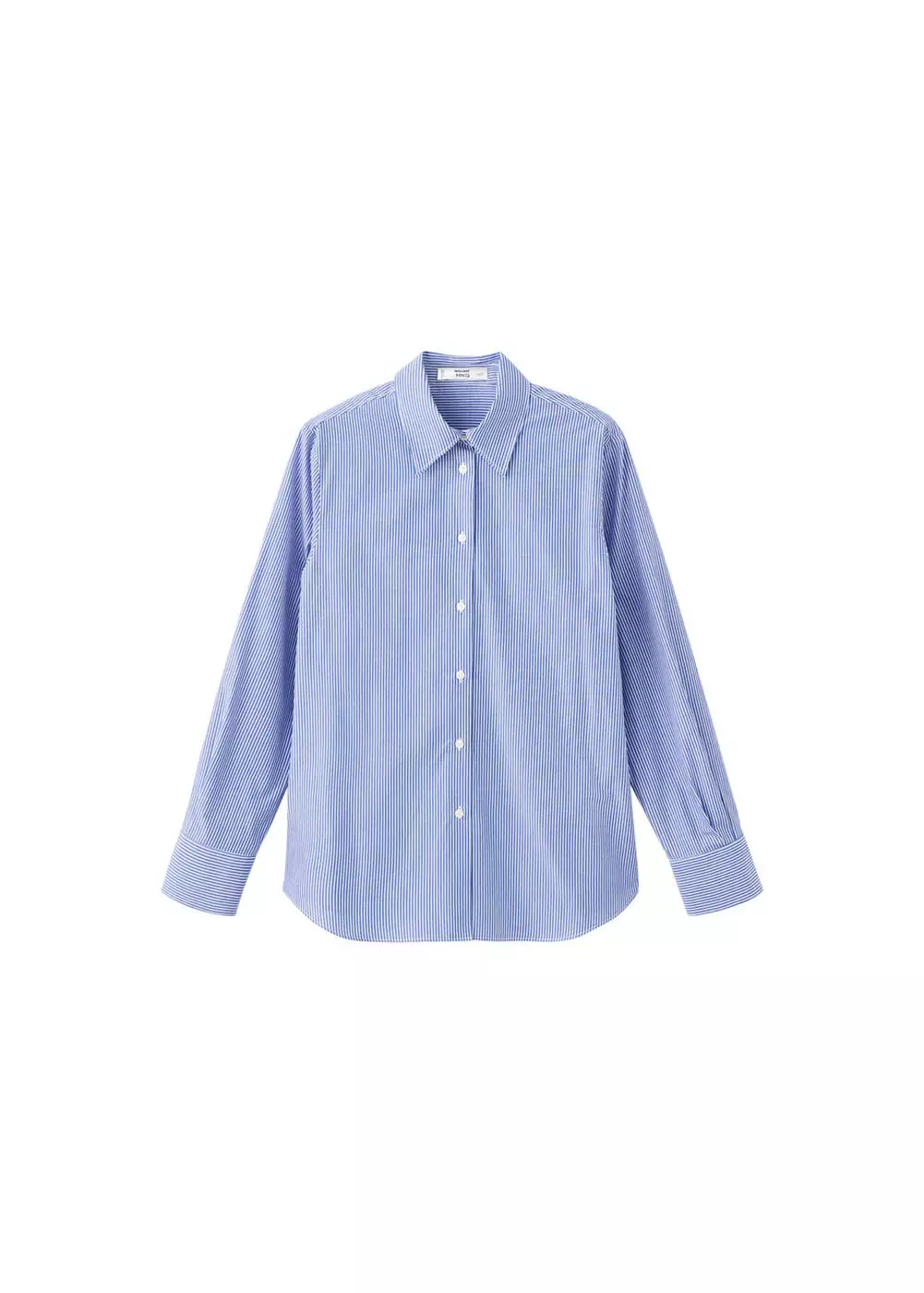 Kemeja lurus campuran katun dan lyocell