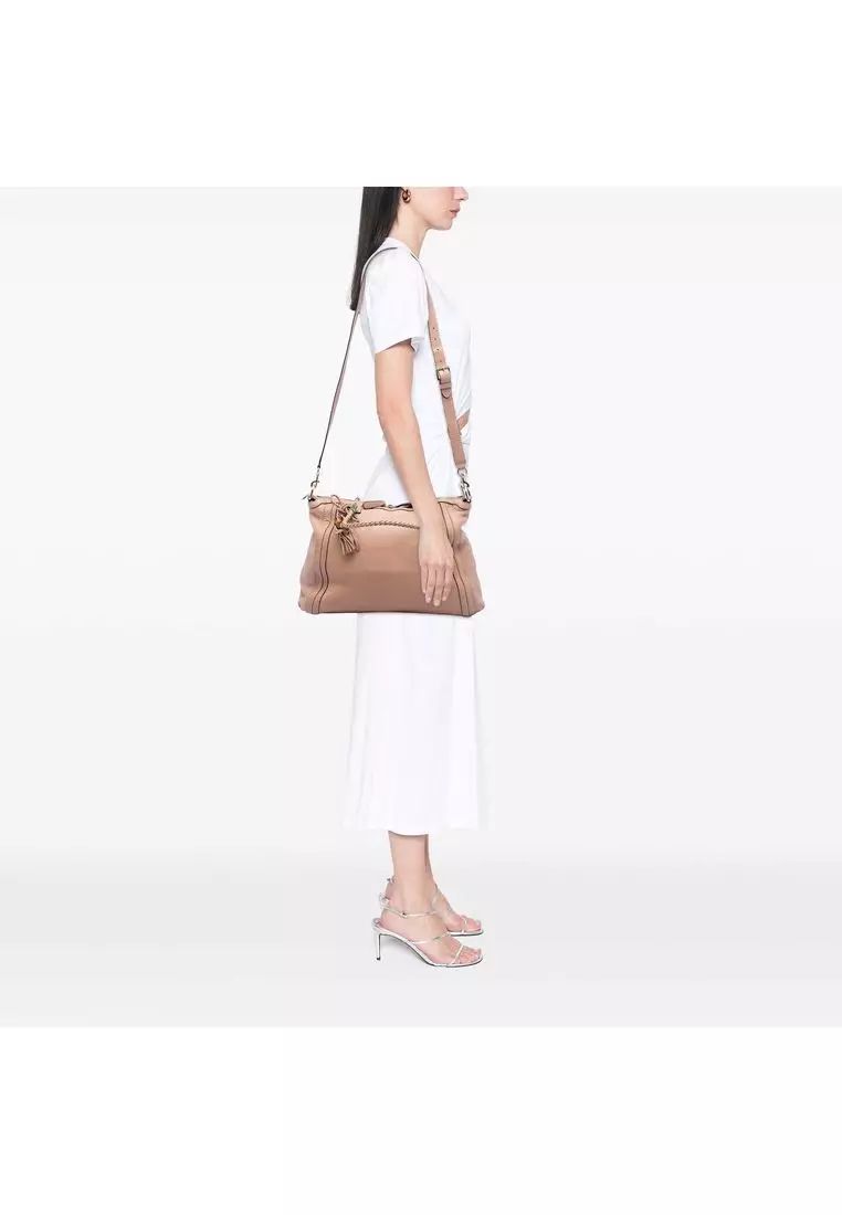 Pre-Loved Gucci Calfskin Bella Convertible Tote