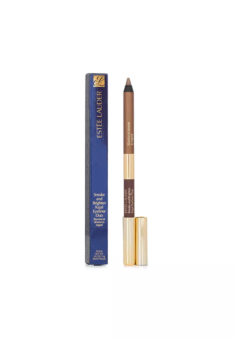 Estee Lauder - Smoke And Brighten Kajal Eyeliner Duo - # Dark Chocolate / Rich Bronze 0.5g/0.02oz