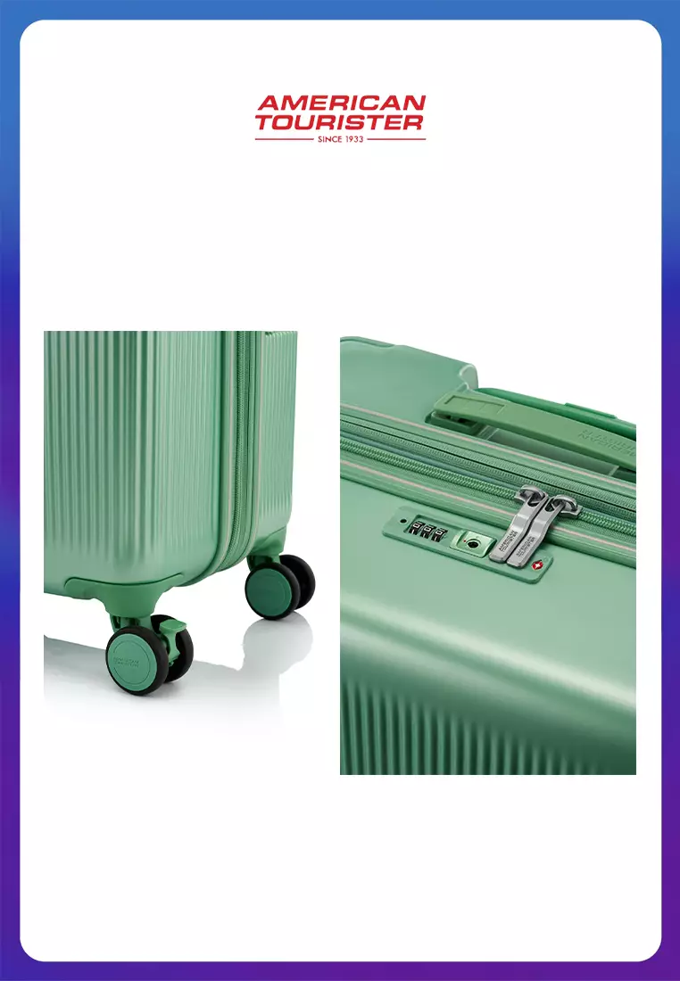 American Tourister Koper Hardcase Curvus Large 28 Inch TSA - Mint Green