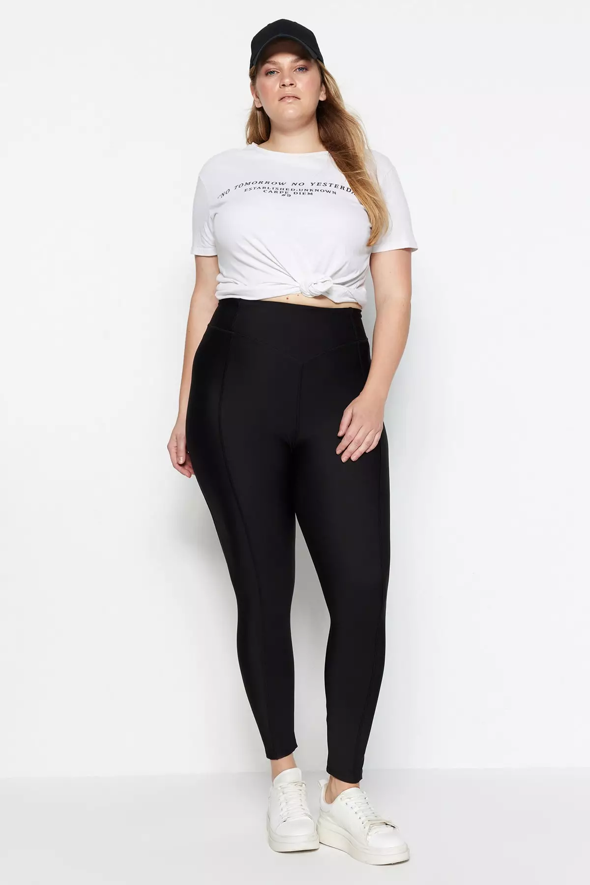 Trendyol Collection Black Shaping Full Length Knitted Sports