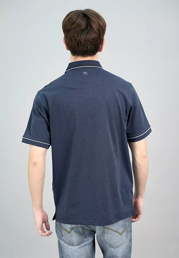 LGS - Kaos Polo Casual - Motif Polos - Biru Navy - CWS.225.J3356.02.C