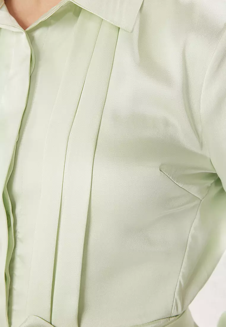 Modest Collared Maxi Shirt Dress