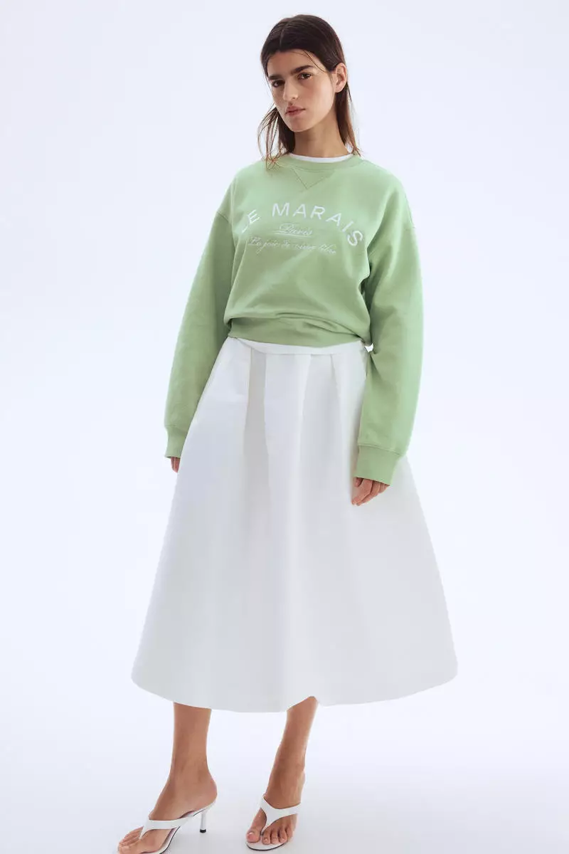 Text-motif sweatshirt