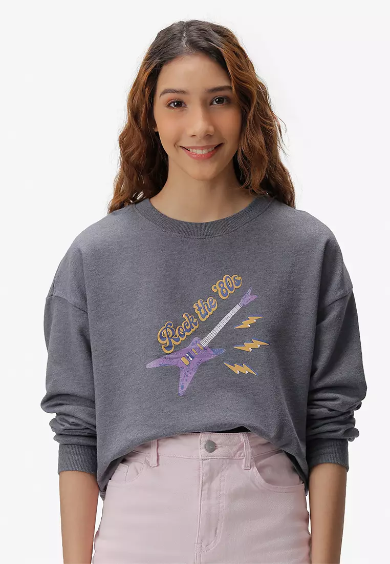 80's cropped sweatshirt online