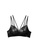 ZITIQUE black Women's Sexy Glossy Lingerie Set (Bra and Underwear) - Black D33FEUSC78E998GS_2