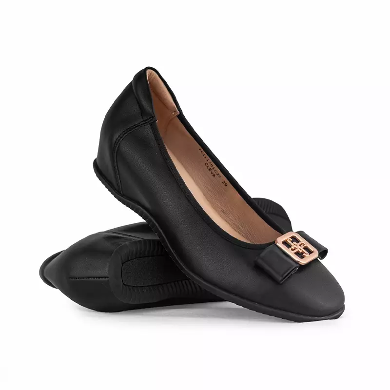 Sepatu Casual Formal Wanita Gino Mariani Cleva Black