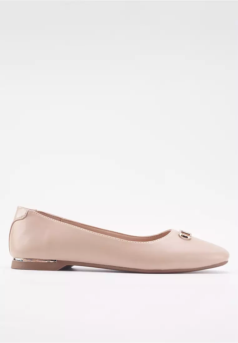 Discount on Nine West  shoes - SKU: Benette Ballet Flats Nude