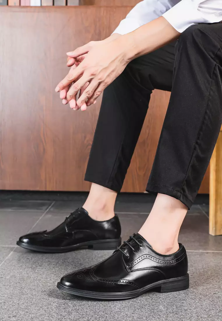 Leather Brogue Wedding Shoes MK81200-1