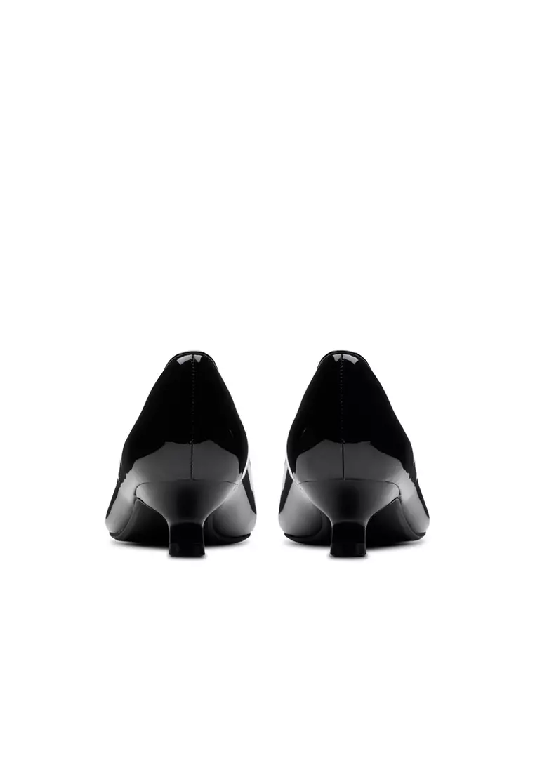 Womens Scarlyt Piper Pumps - Black Pat