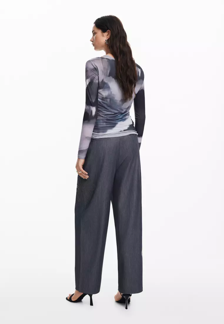 Desigual Woman Car print T-shirt.