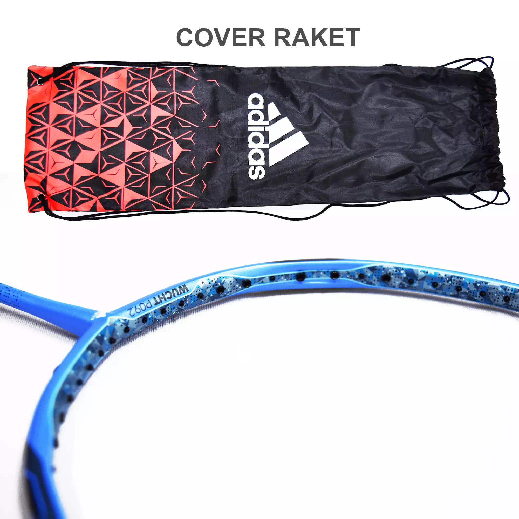 Raket Bulutangkis Badminton Adidas Wucht P09.2 Pulse Blue