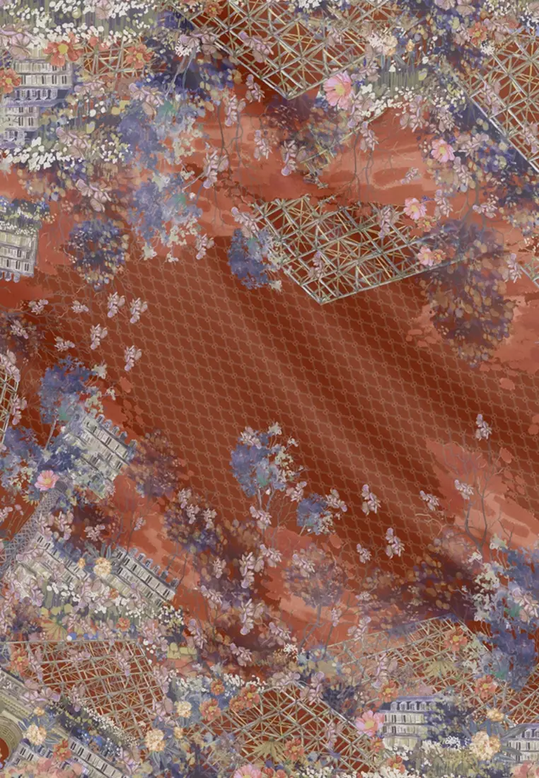 The Parisian 3.0 Voile Square - Caramel