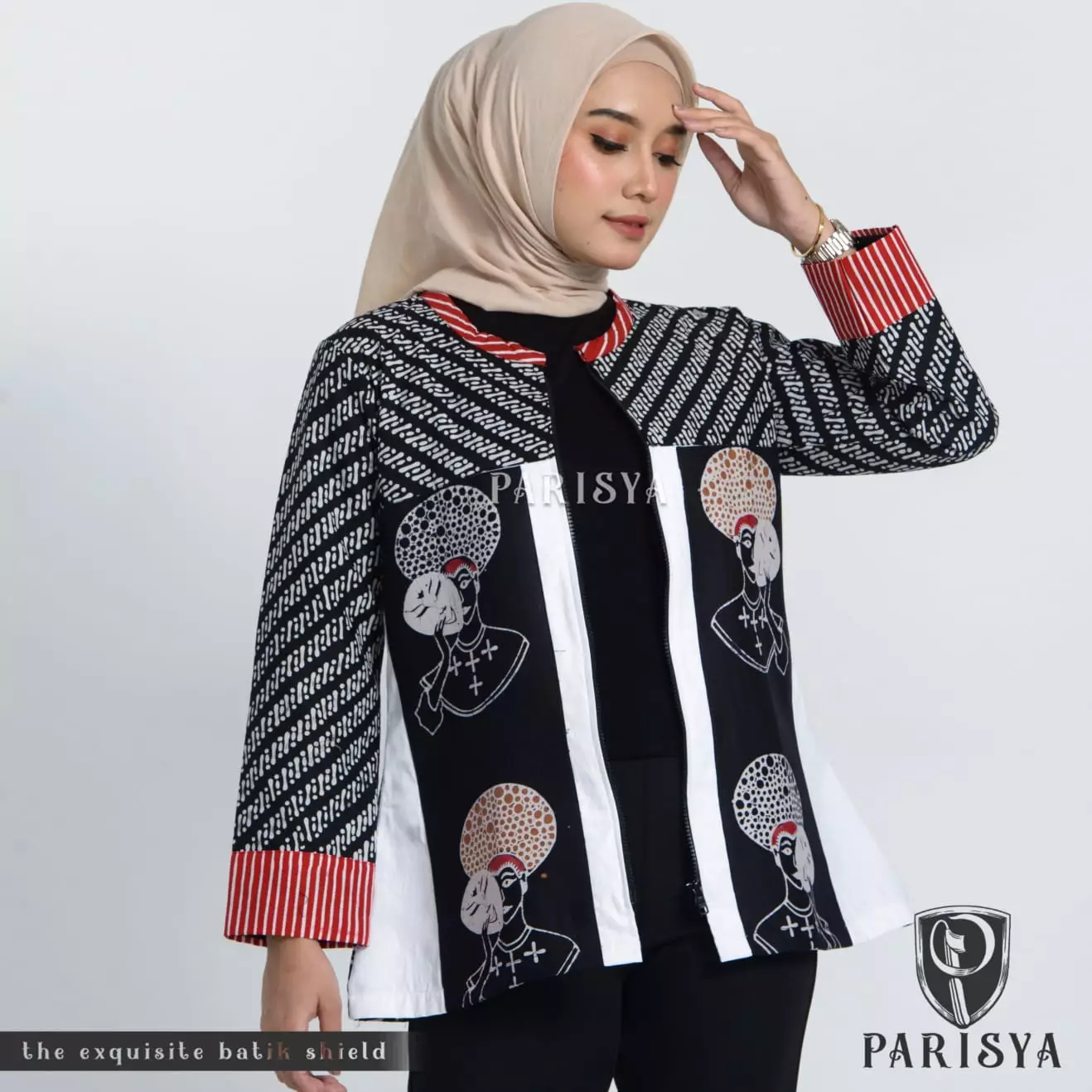 Cardigan batik 2024 wanita modern