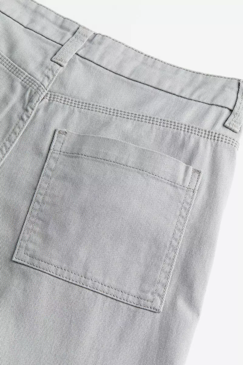 Twill cargo trousers