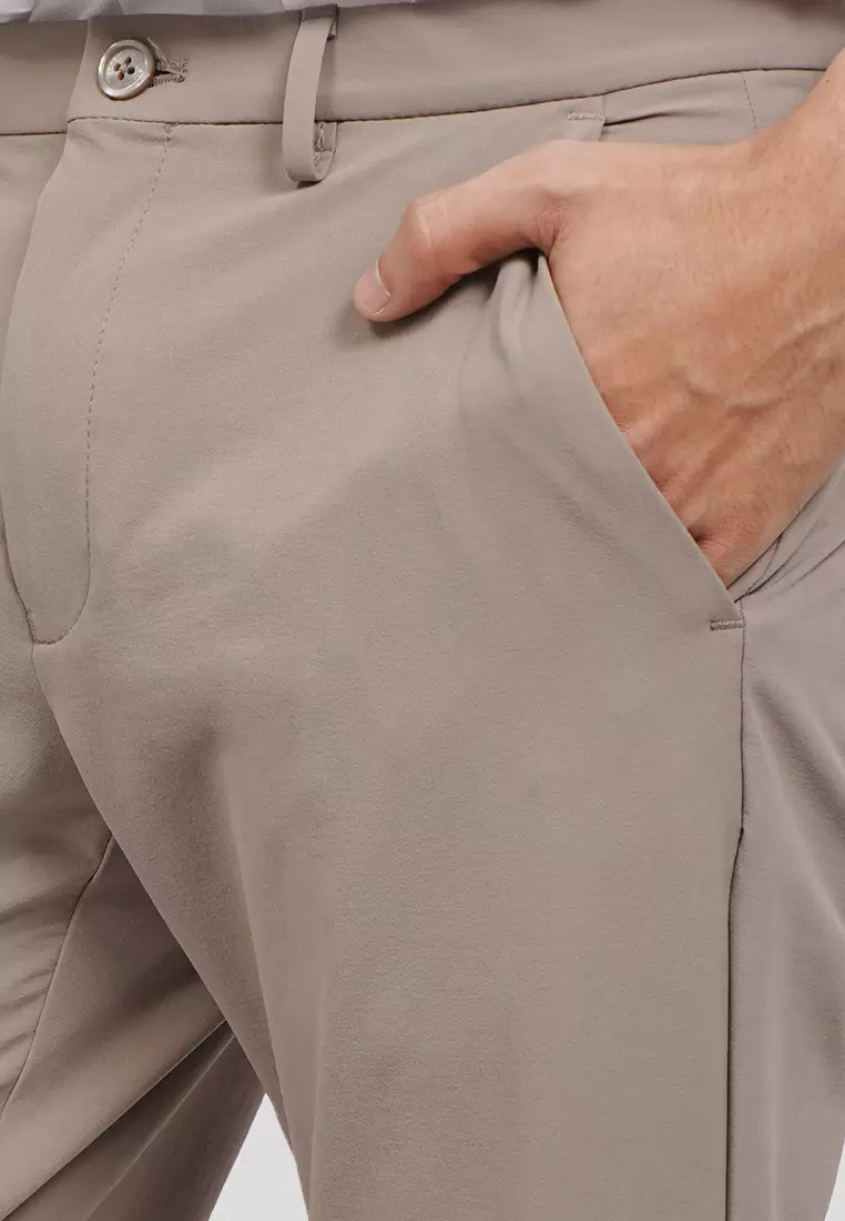 Slim Fit Basic Long Pants