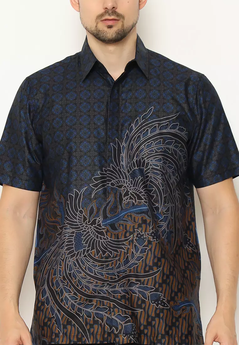 Hadinata Batik Kemeja Pendek Superfine Luvan Luvanya