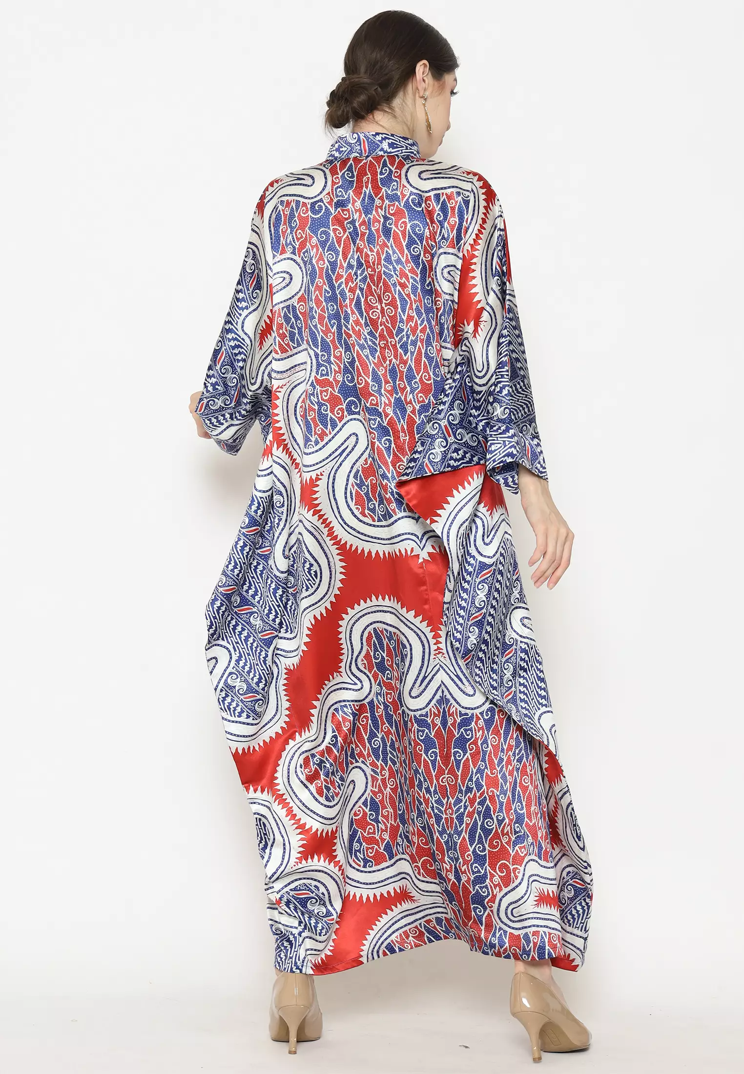 Kanzi Collection Exclusive Long Sleeve Batik Red