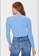 FOREVER 21 blue Ribbed Sweater-Knit Henley Top 5EFADAA2E38512GS_3