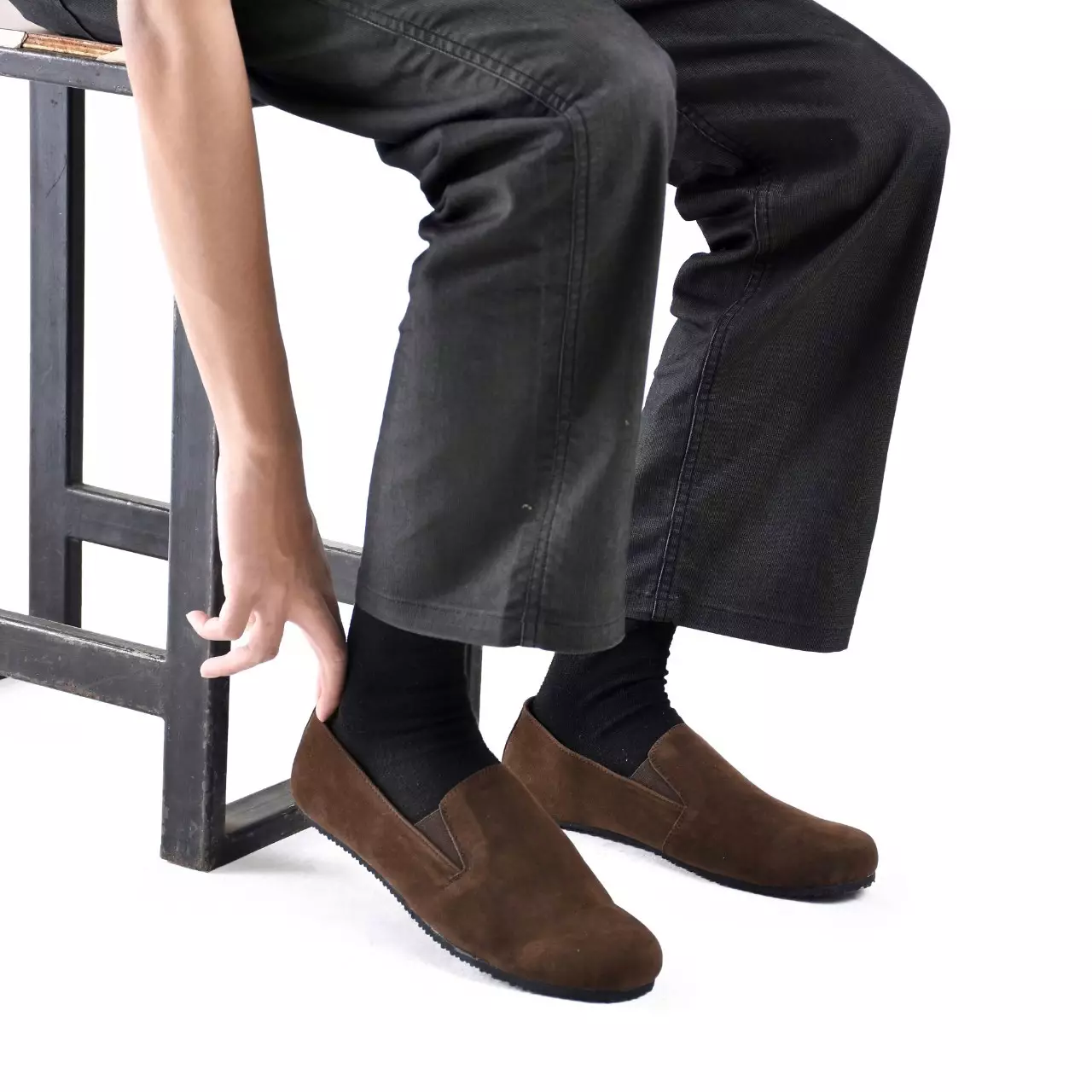 Country Boots Chiga - Sepatu Moccasin Flat - Brown