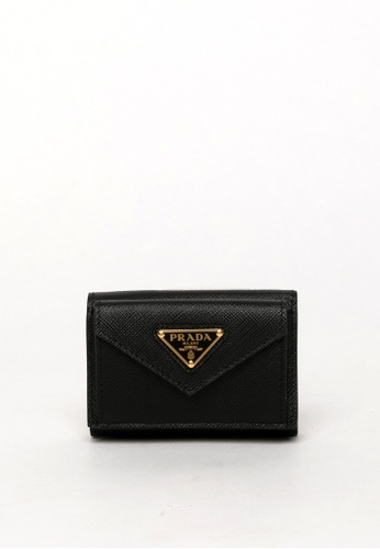 Prada Small Saffiano Leather Wallet Wallet | ZALORA Philippines