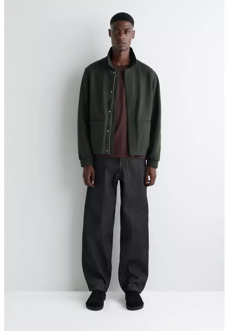 JERSEY HARRINGTON JACKET