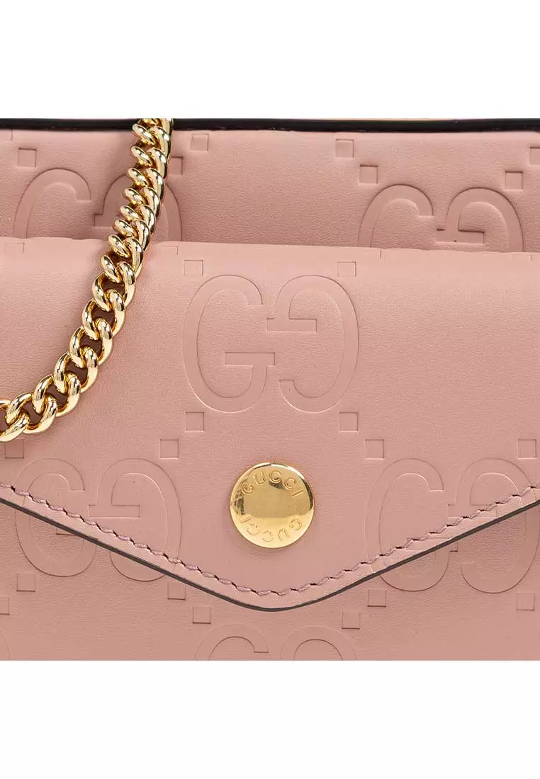Buy Gucci Gilbert Calf Mini Crossbody Bag Dusty Rose 781554