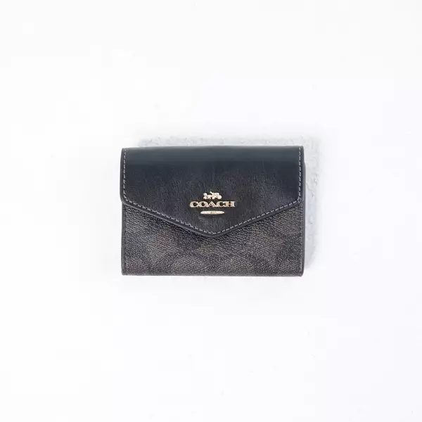 Dompet Coach Small Envelope Wallet Card Case Coach Honey Wallet