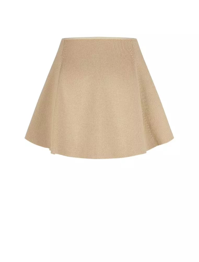 A-Line Short Waist Skirt