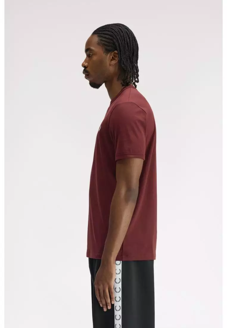 Fred Perry M3519 Ringer T-Shirt (Oxblood)