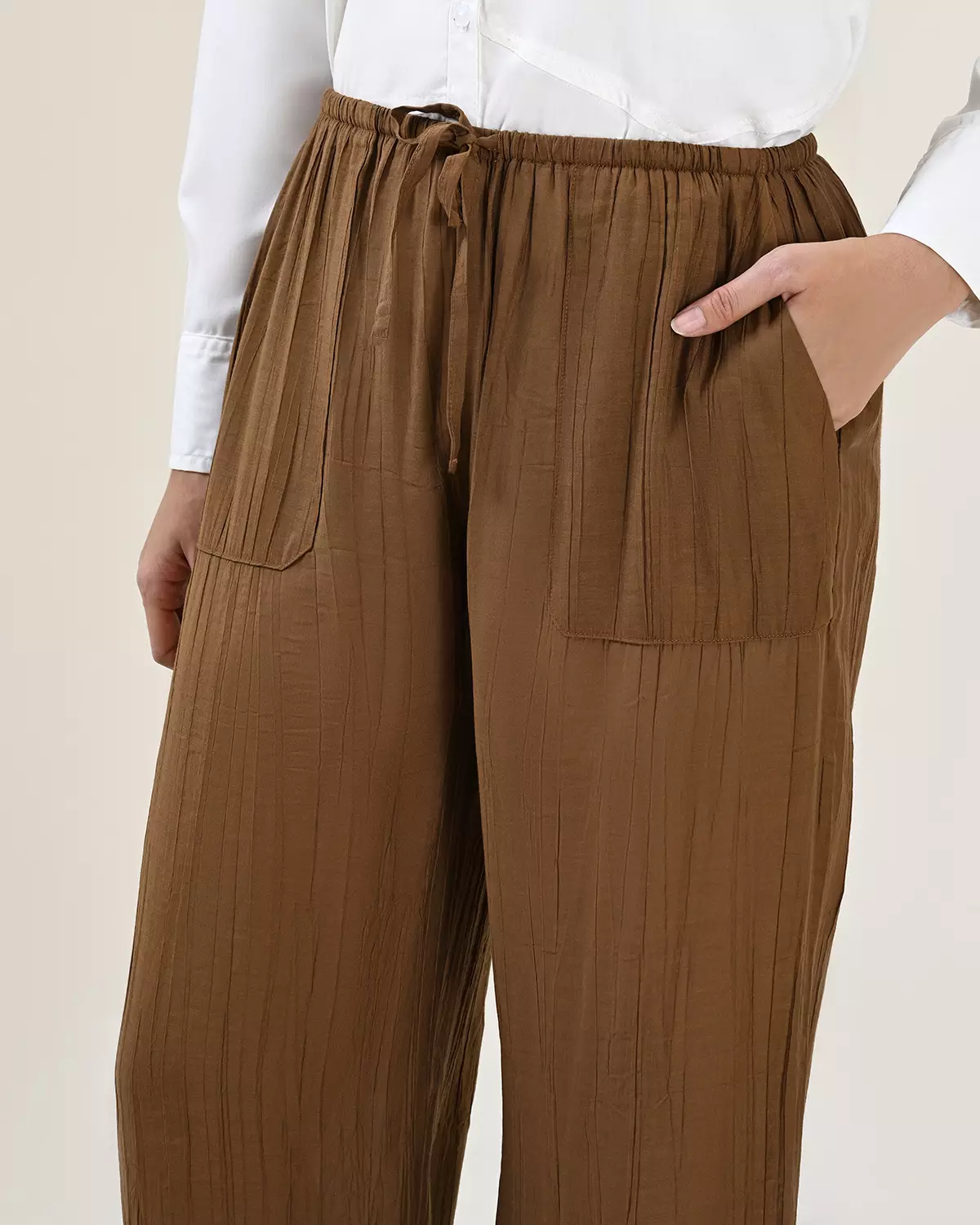 Geulis.id MALLO PANTS - Brown