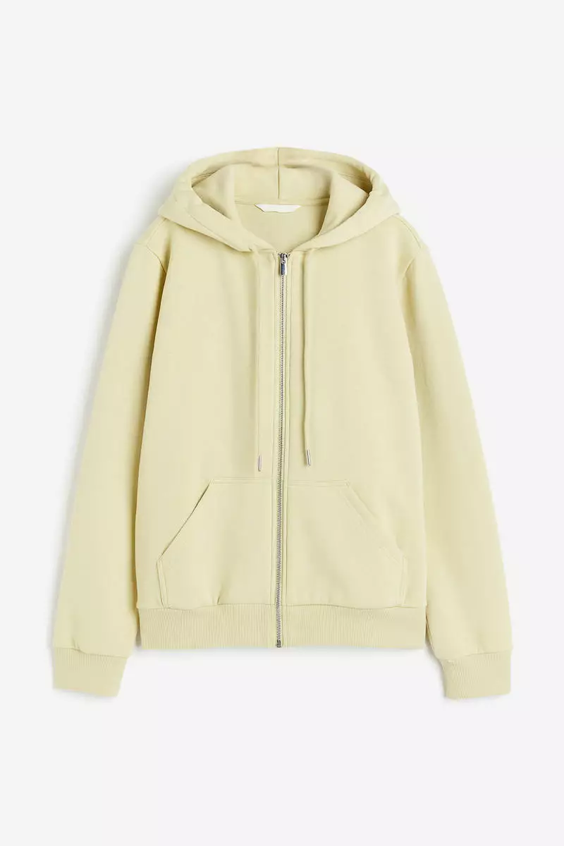 H&m Womens Beige Zip Up Hoodie Buy H&M Zip-through Hoodie 2025