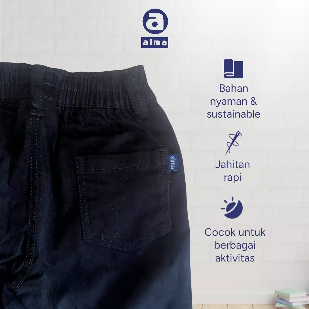 Alma kids and Baby Alma Core Black Pants